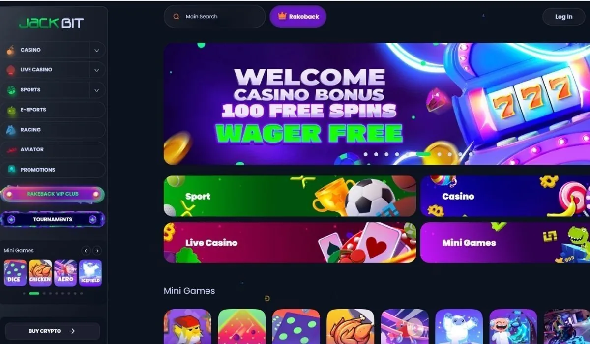 Captura de la oferta de bienvenida de Jack.com Casino